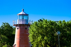 Old Isle La Motte Lighthouse Tower in Northern Vermont